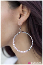 Load image into Gallery viewer, five-dollar-jewelry-now-youre-talkin-pink-earrings-paparazzi-accessories
