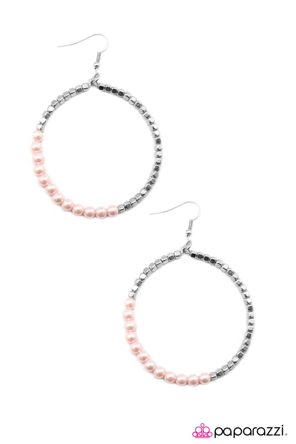 Open Door Jewelry - Now Youre Talkin - Pink Earrings - Paparazzi Accessories