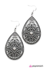 Load image into Gallery viewer, Open Door Jewelry - My Queen - White Earrings - Paparazzi Accessories
