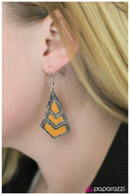Load image into Gallery viewer, five-dollar-jewelry-wild-child-yellow-earrings-paparazzi-accessories
