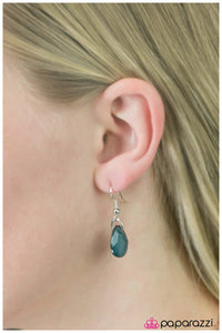 Open Door Jewelry - Cut and Run - Blue Necklace - Paparazzi Accessories