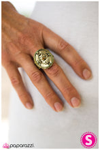 Load image into Gallery viewer, five-dollar-jewelry-a-step-in-the-right-direction-brass-ring-paparazzi-accessories
