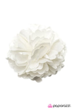 Load image into Gallery viewer, Open Door Jewelry - Runaway Bride - White Hair Clip - Paparazzi Accessories
