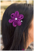 Load image into Gallery viewer, five-dollar-jewelry-kiss-me-purple-hair clip-paparazzi-accessories
