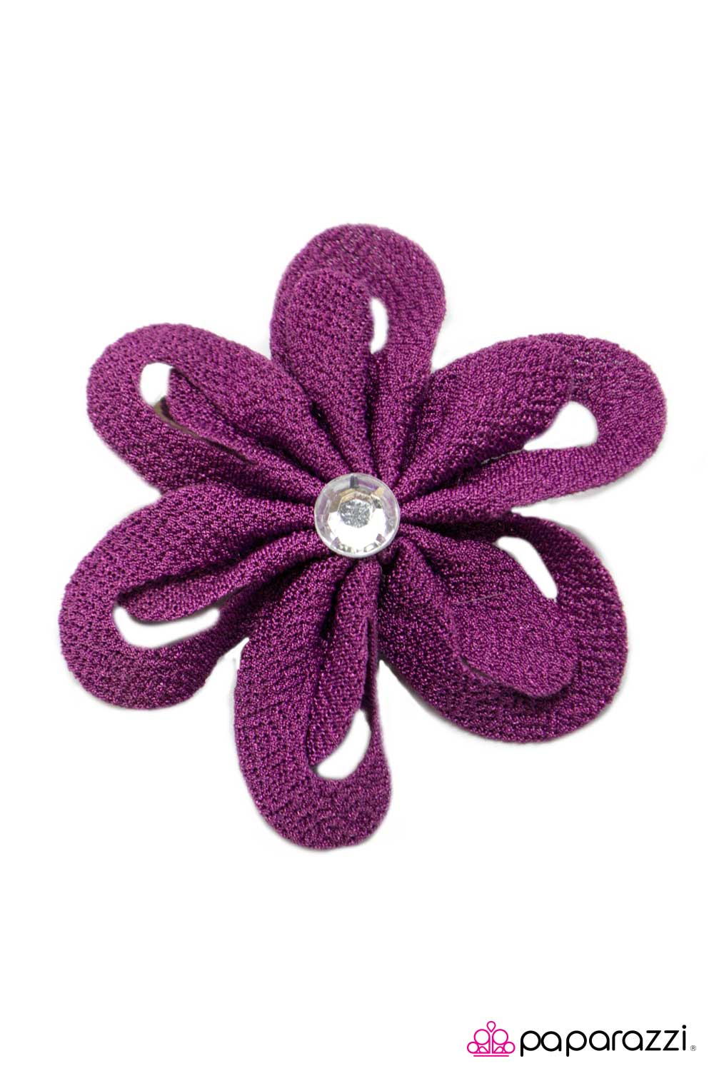 Open Door Jewelry - Kiss Me - Purple Hair Clip - Paparazzi Accessories