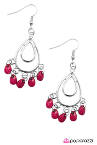Open Door Jewelry - Bahama Mama - Pink Earrings - Paparazzi Accessories