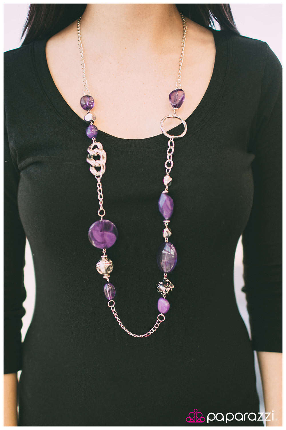 five-dollar-jewelry-sucker-punch-purple-necklace-paparazzi-accessories