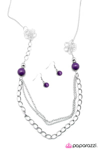 Open Door Jewelry - Truly, Madly, Deeply - Purple Necklace - Paparazzi Accessories