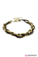 Load image into Gallery viewer, Open Door Jewelry - Hard To PerSUEDE - Brass Bracelet - Paparazzi Accessories

