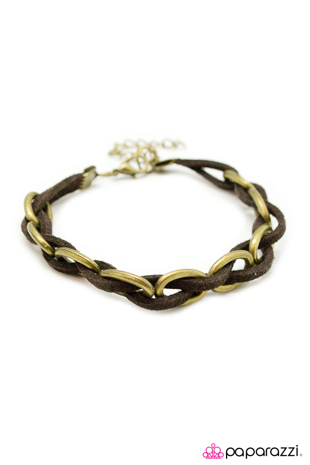 Open Door Jewelry - Hard To PerSUEDE - Brass Bracelet - Paparazzi Accessories