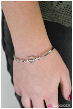Load image into Gallery viewer, five-dollar-jewelry-cupids-arrow-white-bracelet-paparazzi-accessories
