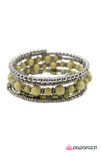 Open Door Jewelry - WRAP Star - Green Bracelet - Paparazzi Accessories