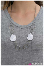 Load image into Gallery viewer, five-dollar-jewelry-aint-no-mountain-high-enough-white-necklace-paparazzi-accessories
