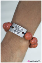 Load image into Gallery viewer, five-dollar-jewelry-the-butterfly-effect-orange-bracelet-paparazzi-accessories
