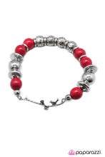 Load image into Gallery viewer, Open Door Jewelry - A Little Bird Told Me - Red Bracelet - Paparazzi Accessories
