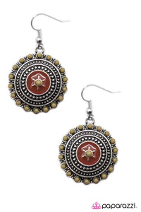 Open Door Jewelry - Wild Tumbleweed Earrings - Paparazzi Accessories