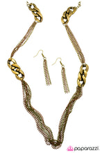 Load image into Gallery viewer, Open Door Jewelry - A Mad Rush - Brass Necklace - Paparazzi Accessories
