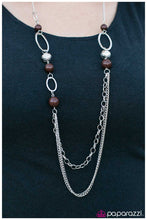 Load image into Gallery viewer, five-dollar-jewelry-somewhere-along-the-line-brown-necklace-paparazzi-accessories
