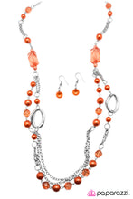 Load image into Gallery viewer, Open Door Jewelry - The Toast of the Town - Orange Necklace - Paparazzi Accessories
