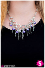 Load image into Gallery viewer, five-dollar-jewelry-lightly-tasseled-purple-necklace-paparazzi-accessories
