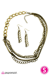 Open Door Jewelry - Thinking Outside of the BOX CHAIN Necklace - Paparazzi Accessories