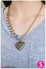 Load image into Gallery viewer, five-dollar-jewelry-my-heart-is-set-on-you-brassbrown-paparazzi-accessories
