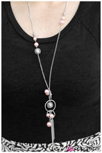 Load image into Gallery viewer, five-dollar-jewelry-love-poem-pink-necklace-paparazzi-accessories
