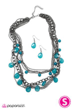 Load image into Gallery viewer, Open Door Jewelry - Cut and Run - Blue Necklace - Paparazzi Accessories
