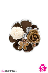 Open Door Jewelry - Lady of The Lake - Brown Ring - Paparazzi Accessories