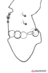 Open Door Jewelry - Expressionist - Black Necklace - Paparazzi Accessories