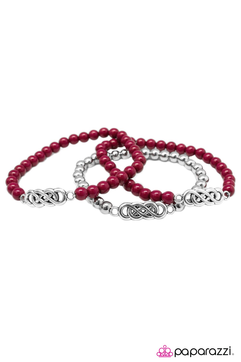Open Door Jewelry - No End In Sight - Pink Bracelet - Paparazzi Accessories