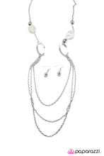 Load image into Gallery viewer, Open Door Jewelry - My Head Is Spinning - White Necklace - Paparazzi Accessories
