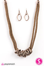 Load image into Gallery viewer, Open Door Jewelry - Tell Me About It - Copper Necklace - Paparazzi Accessories
