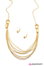 Load image into Gallery viewer, Open Door Jewelry - Daringly Debonair - Gold Necklace - Paparazzi Accessories

