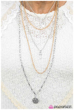 Load image into Gallery viewer, five-dollar-jewelry-right-on-key-silver-necklace-paparazzi-accessories
