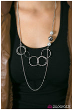 Load image into Gallery viewer, five-dollar-jewelry-expressionist-silver-necklace-paparazzi-accessories
