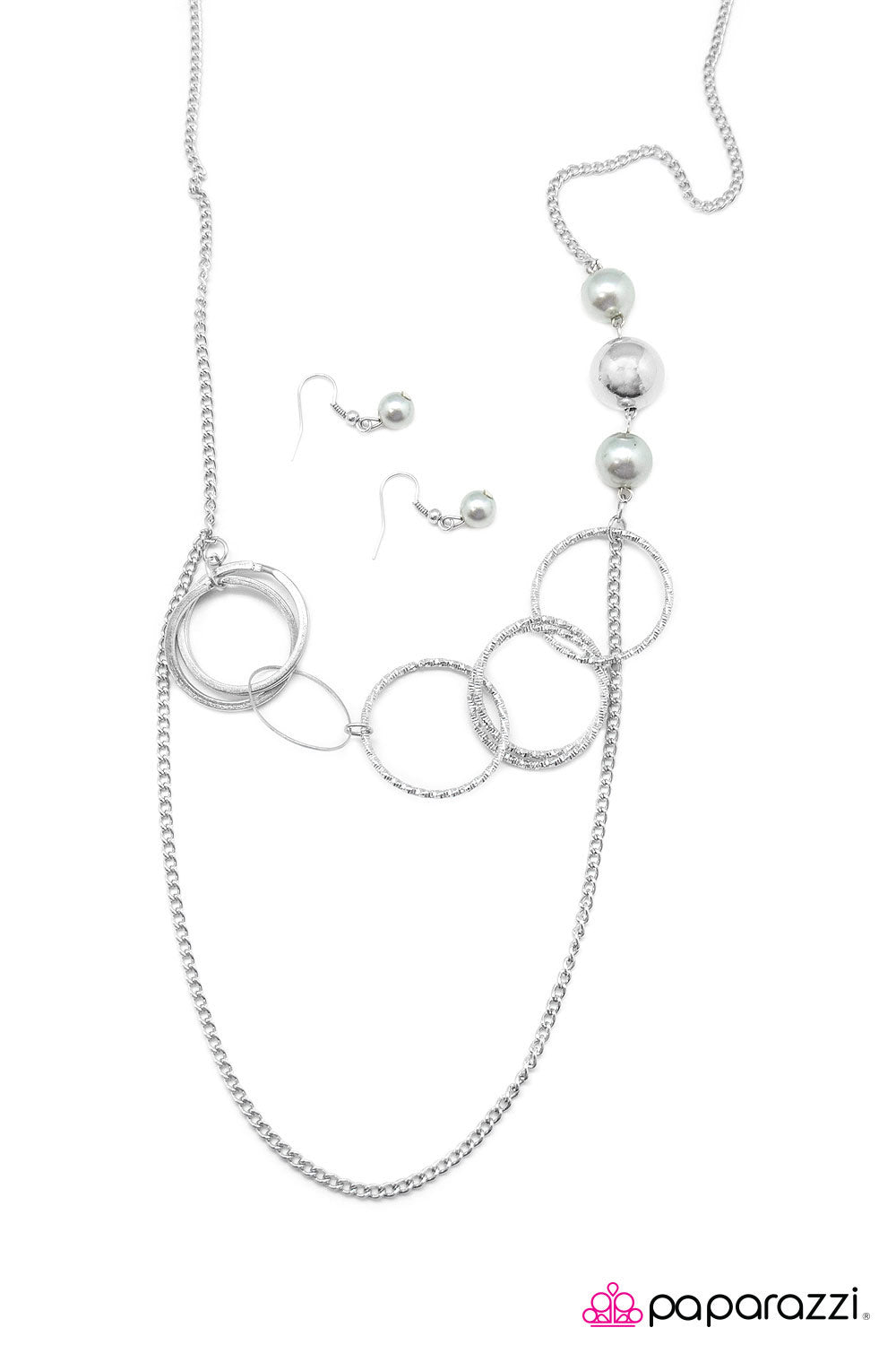Open Door Jewelry - Expressionist - Silver Necklace - Paparazzi Accessories