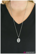 Load image into Gallery viewer, five-dollar-jewelry-keep-stringing-you-along-white-necklace-paparazzi-accessories
