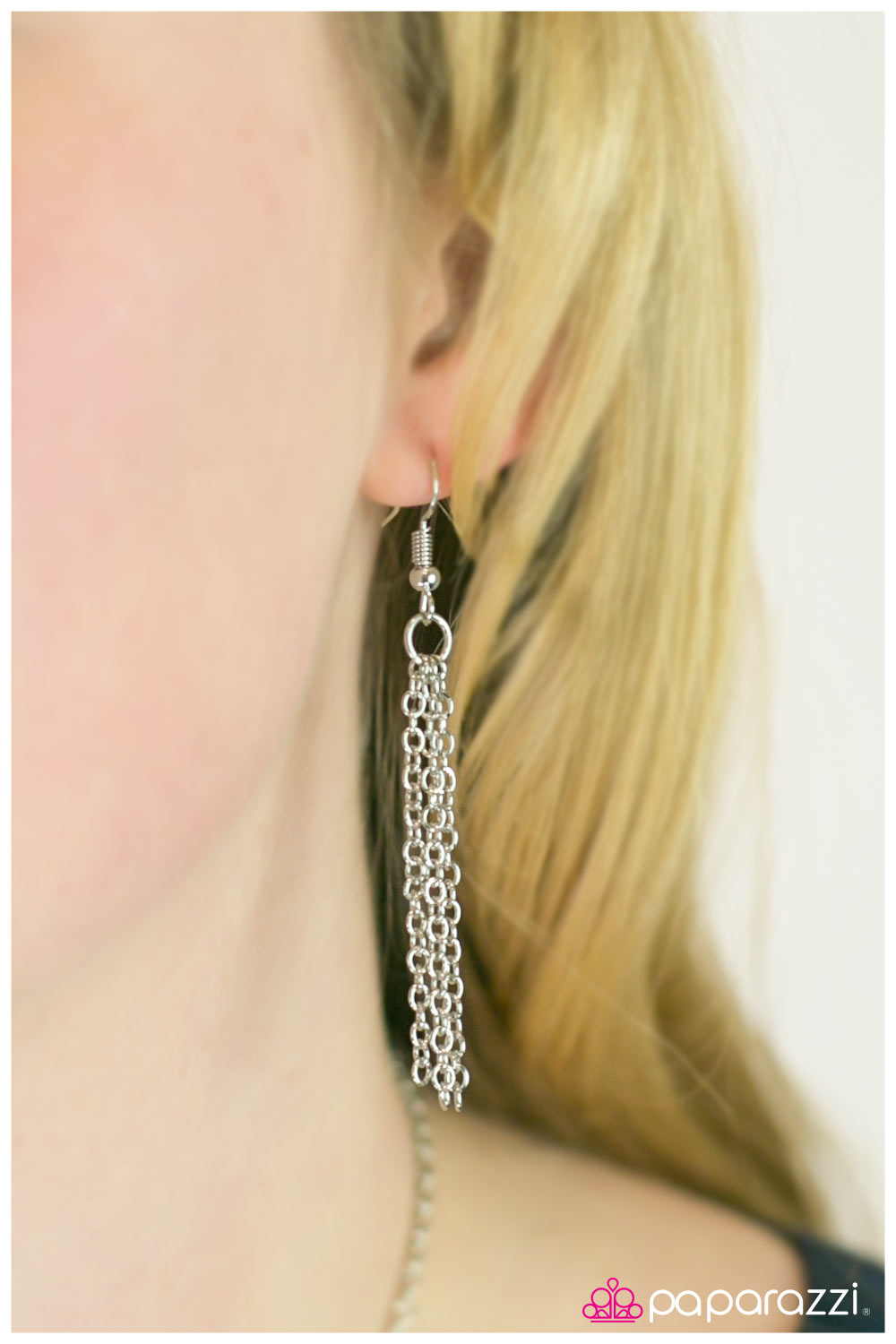 Open Door Jewelry - Keep Stringing You Along - White Necklace - Paparazzi Accessories