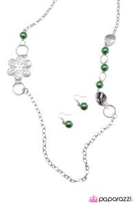 Open Door Jewelry - Not So Ordinary - Green Necklace - Paparazzi Accessories