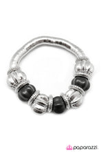 Load image into Gallery viewer, Open Door Jewelry - Roll Up Your Sleeves - Black Bracelet - Paparazzi Accessories
