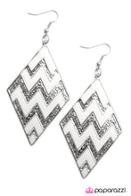 Load image into Gallery viewer, Open Door Jewelry - Last Friday Night - White Earrings - Paparazzi Accessories

