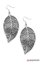 Load image into Gallery viewer, Open Door Jewelry - LEAF It To Me - Silver Earrings - Paparazzi Accessories
