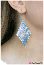 Load image into Gallery viewer, five-dollar-jewelry-last-friday-night-blue-earrings-paparazzi-accessories
