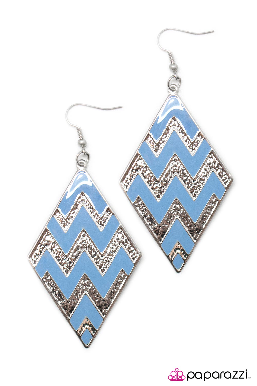 Open Door Jewelry - Last Friday Night - Blue Earrings - Paparazzi Accessories