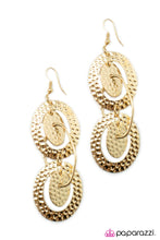 Load image into Gallery viewer, Open Door Jewelry - Hollywood Nights - Gold Earrings - Paparazzi Accessories

