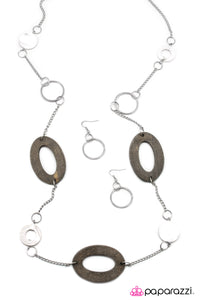 Open Door Jewelry - See the Distinction? - White Necklace - Paparazzi Accessories