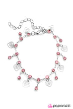 Load image into Gallery viewer, Open Door Jewelry - Be My Valentine - Pink Bracelet - Paparazzi Accessories
