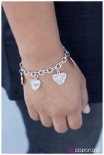 Load image into Gallery viewer, five-dollar-jewelry-heartthrob-silver-bracelet-paparazzi-accessories
