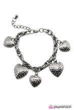 Load image into Gallery viewer, Open Door Jewelry - This Heart Of Mine - Black Bracelet - Paparazzi Accessories
